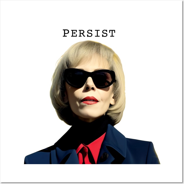 E. Jean Carroll: Persistent Wall Art by Puff Sumo